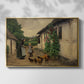 Visit to Grandmother, 1914 - Floater Framed Canvas Print