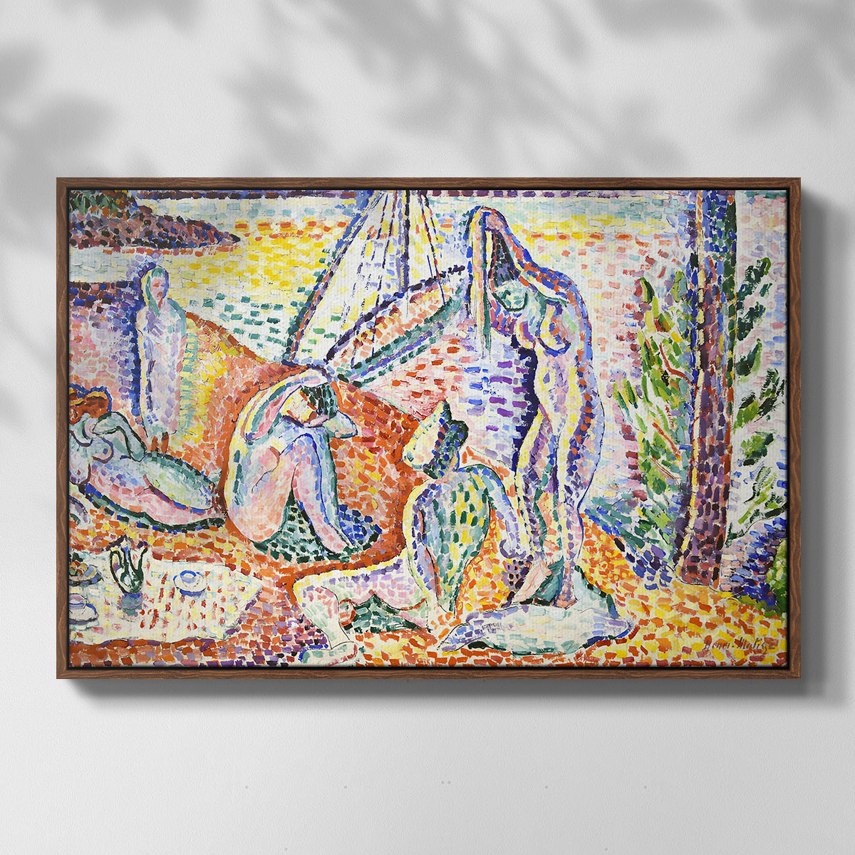 Luxe, Calme et Volupté, 1904 - Floater Framed Canvas Print