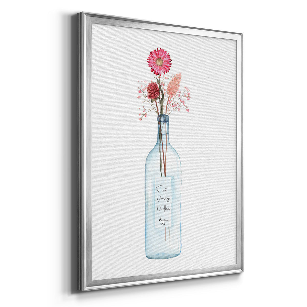 Frost Valley Vodka - Modern Framed Canvas Print