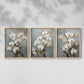Floral Study Series LXV - Restickable Framed Art Set