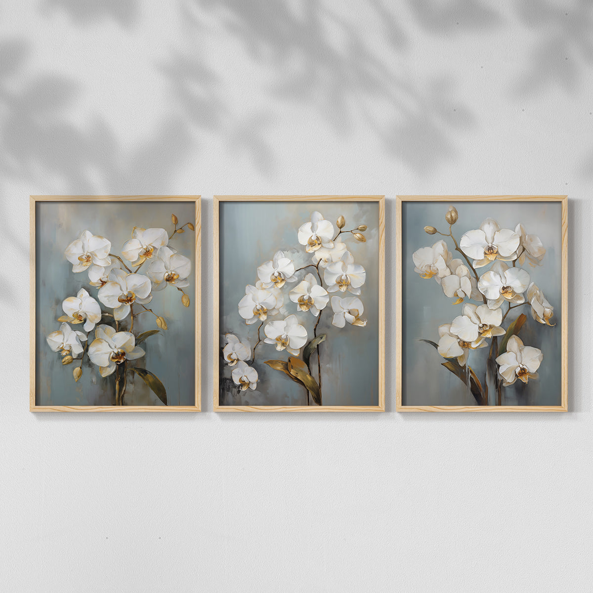 Floral Study Series LXV - Restickable Framed Art Set