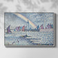 Entrance to the Port of Honfleur, 1899 - Floater Framed Canvas Print