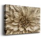 Neutral Wall Flower I - Canvas Art Print