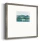 Green Grey Mountains II Premium Framed Print Double Matboard