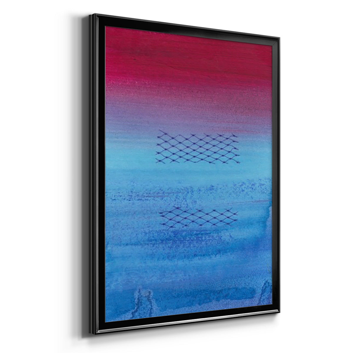 Gently Oppose II - Modern Framed Canvas Print