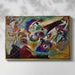Fragment 2 for Composition VII, 1913 - Floater Framed Canvas Print