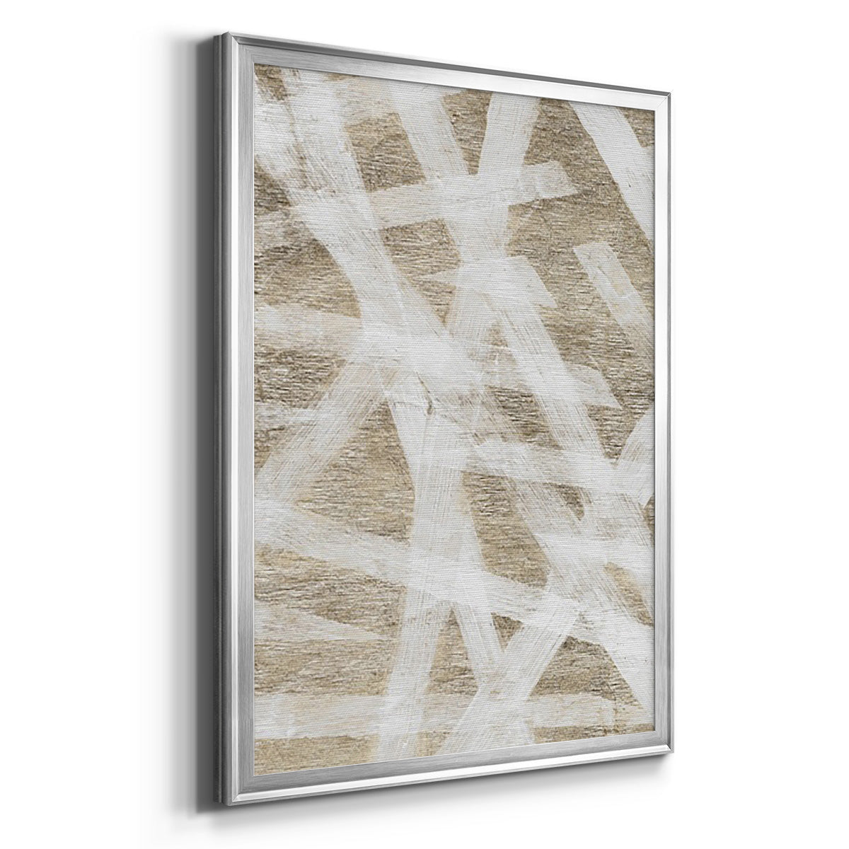Splinters - Modern Framed Canvas Print