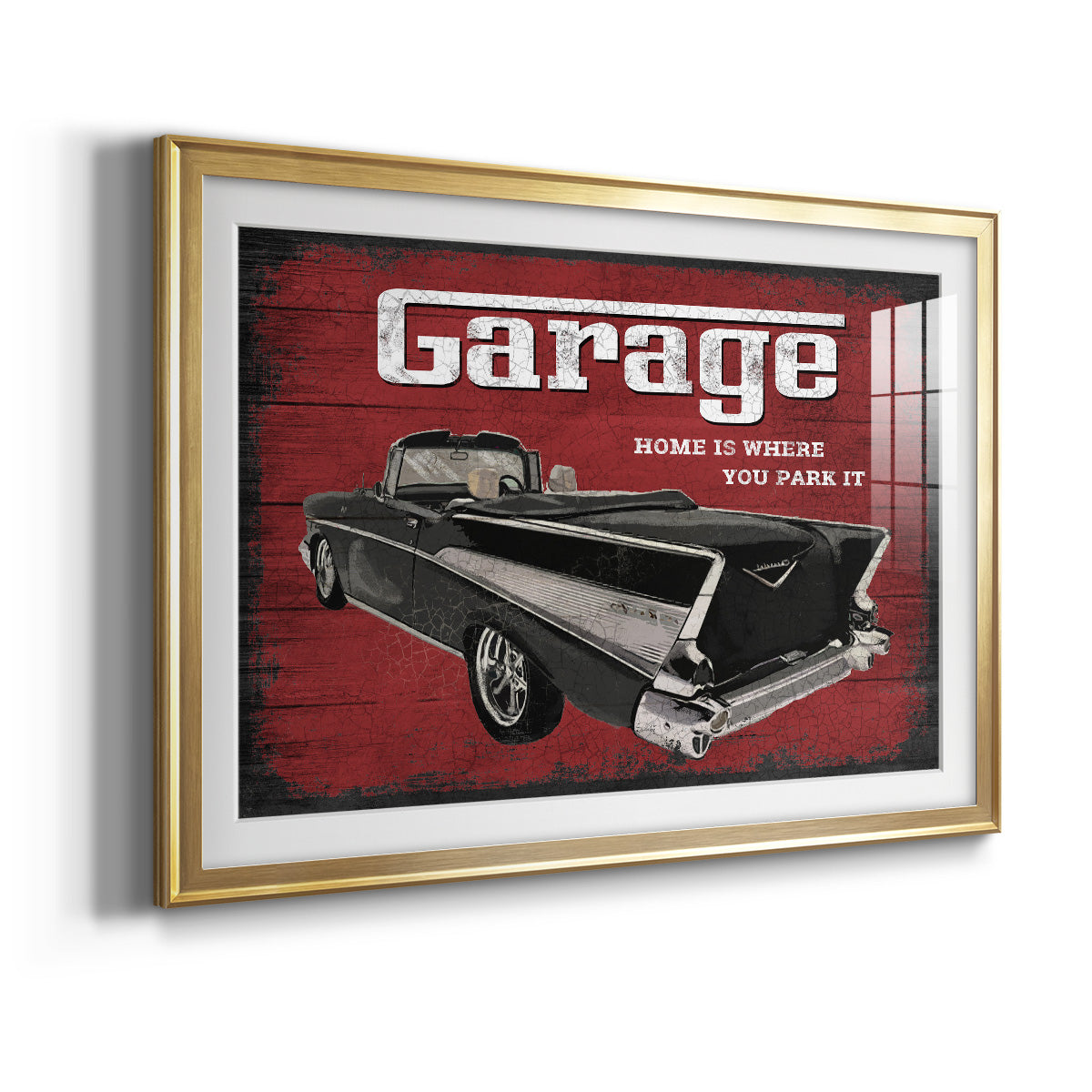 The Garage Premium Framed Print - Ready to Hang