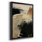 Baked Paintstrokes III - Modern Framed Canvas Print