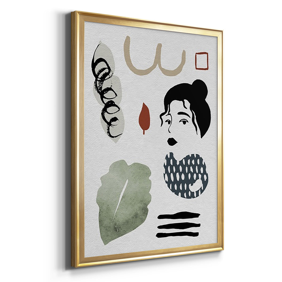 Collected Mindfulness IV - Modern Framed Canvas Print