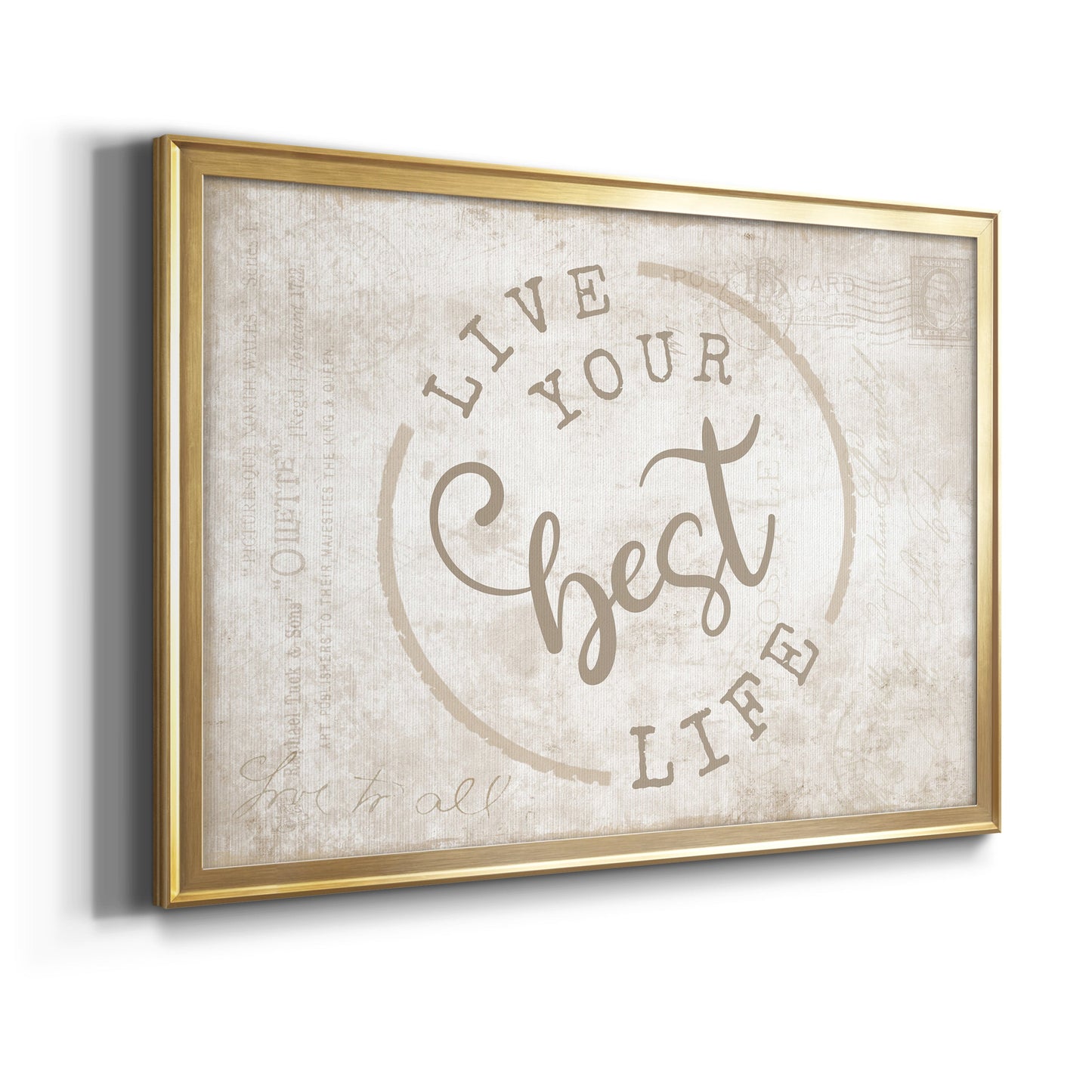 Best Life Premium Classic Framed Canvas - Ready to Hang