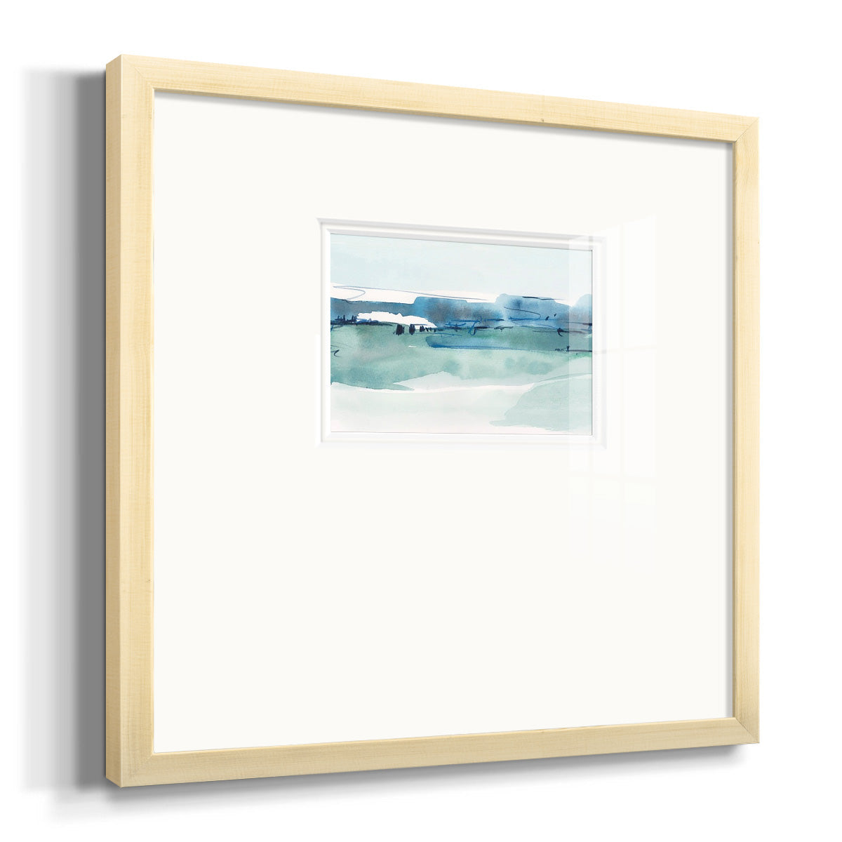 Ultramarine Vista I Premium Framed Print Double Matboard