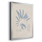 Blue Marine Algae II - Modern Framed Canvas Print