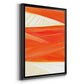 Warm Rays I - Modern Framed Canvas Print