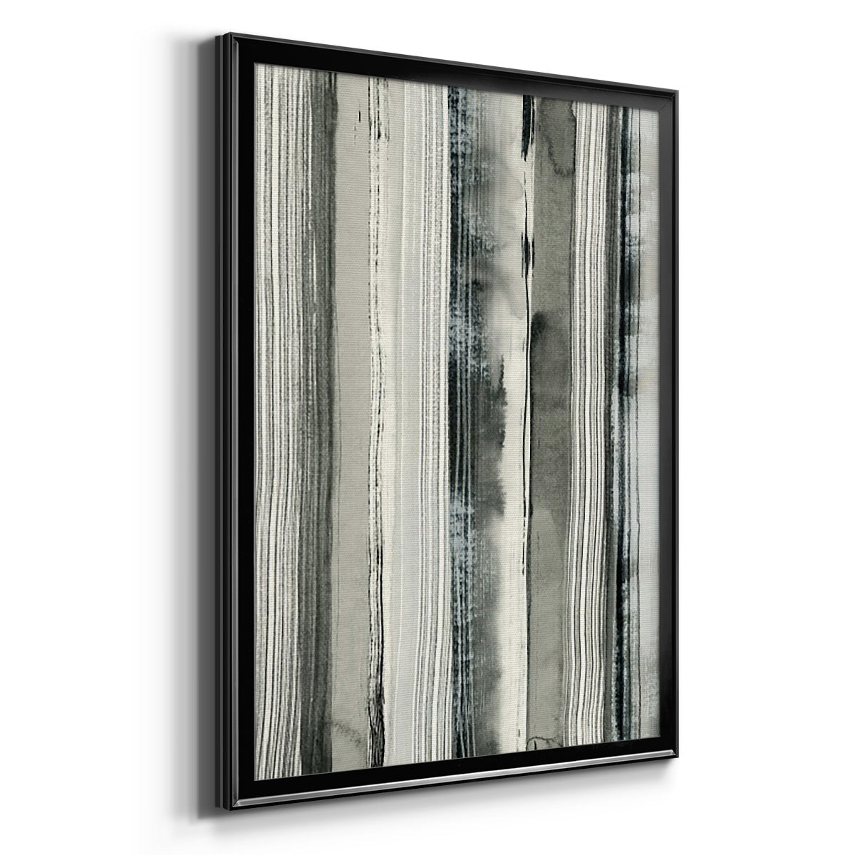 Differing Parallels I - Modern Framed Canvas Print