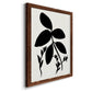 Silhouette Garden II - Premium Canvas Framed in Barnwood - Ready to Hang