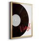 Vinyl - Modern Framed Canvas Print