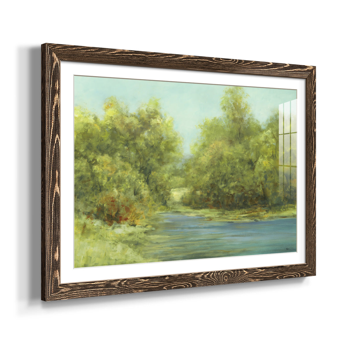 Country Views III-Premium Framed Print - Ready to Hang