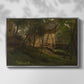 German Farm, 1859 - Floater Framed Canvas Print
