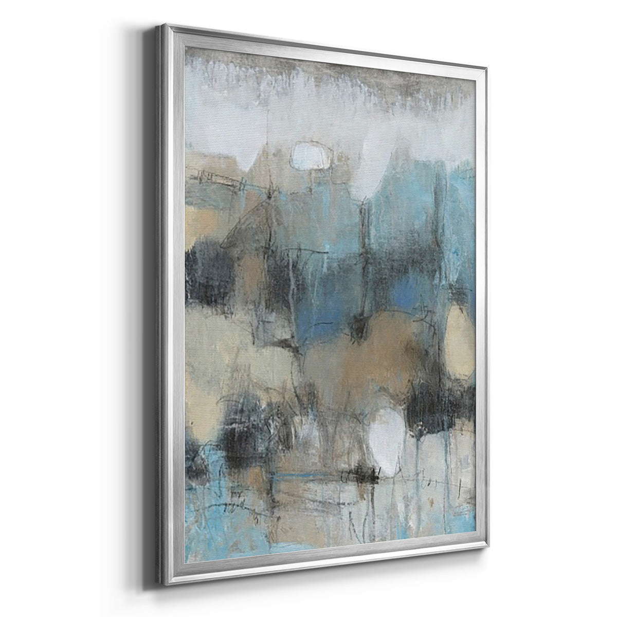 In the Moment II - Modern Framed Canvas Print