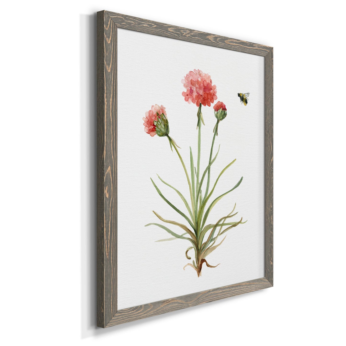 Wildflower Botanical III - Barnwood Framed Canvas Print