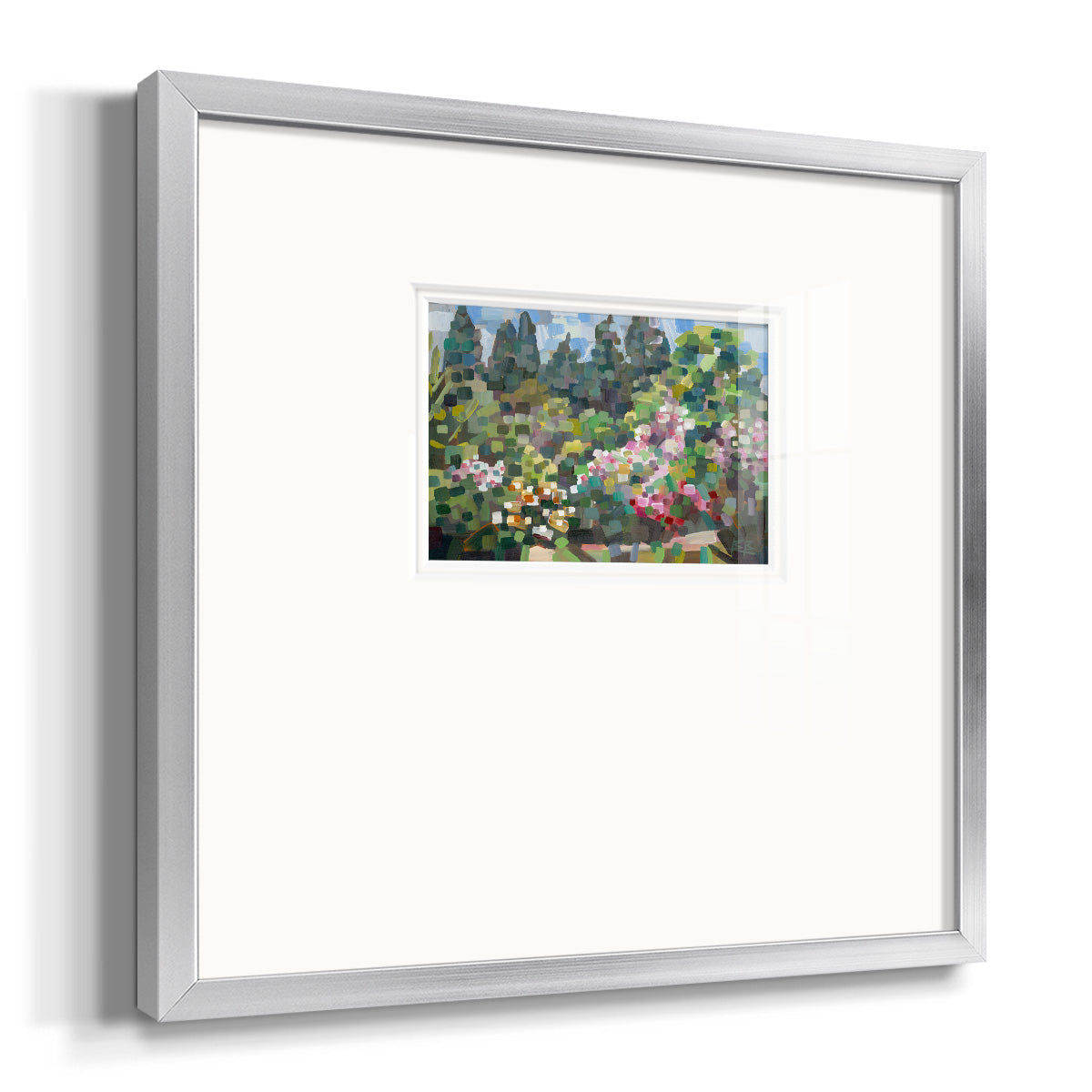 Arboretum in Spring Premium Framed Print Double Matboard