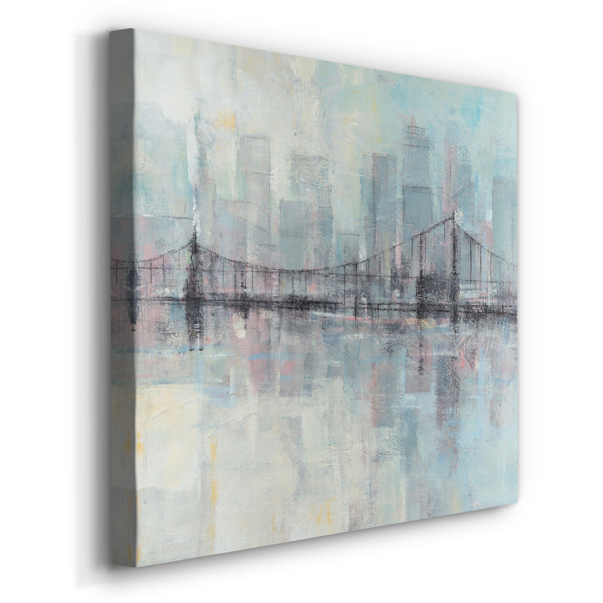 Pastel Cityscape II - Canvas Art Print