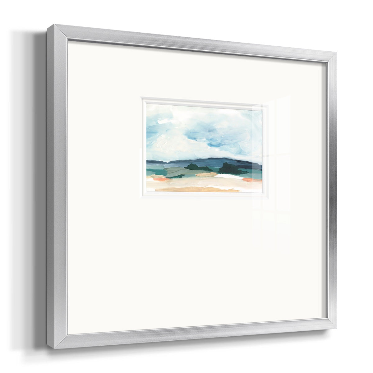 Pastel Vista II Premium Framed Print Double Matboard