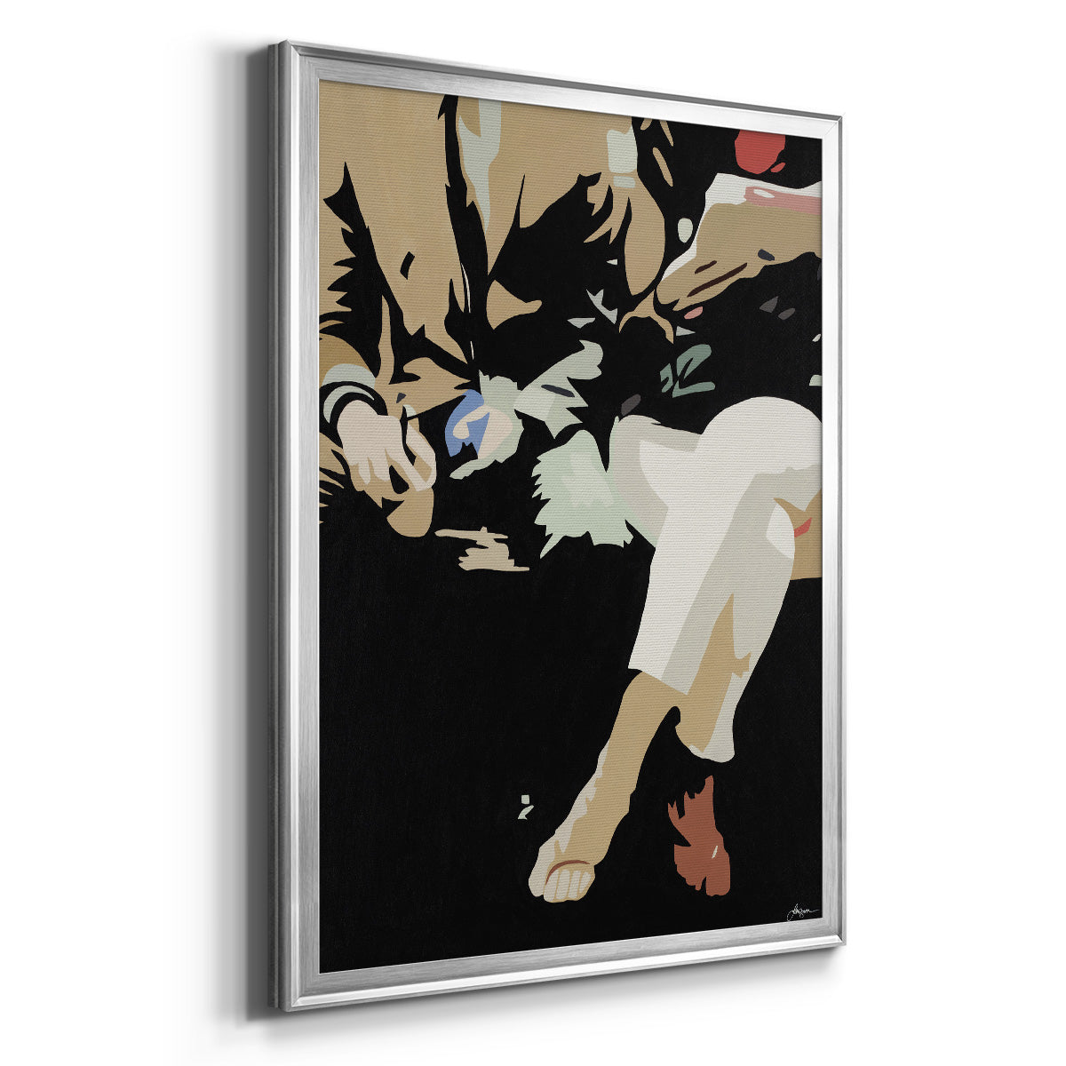 Them #4 -  Framed Canvas Print