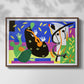 The Sorrows of the King, 1952 - Floater Framed Canvas Print