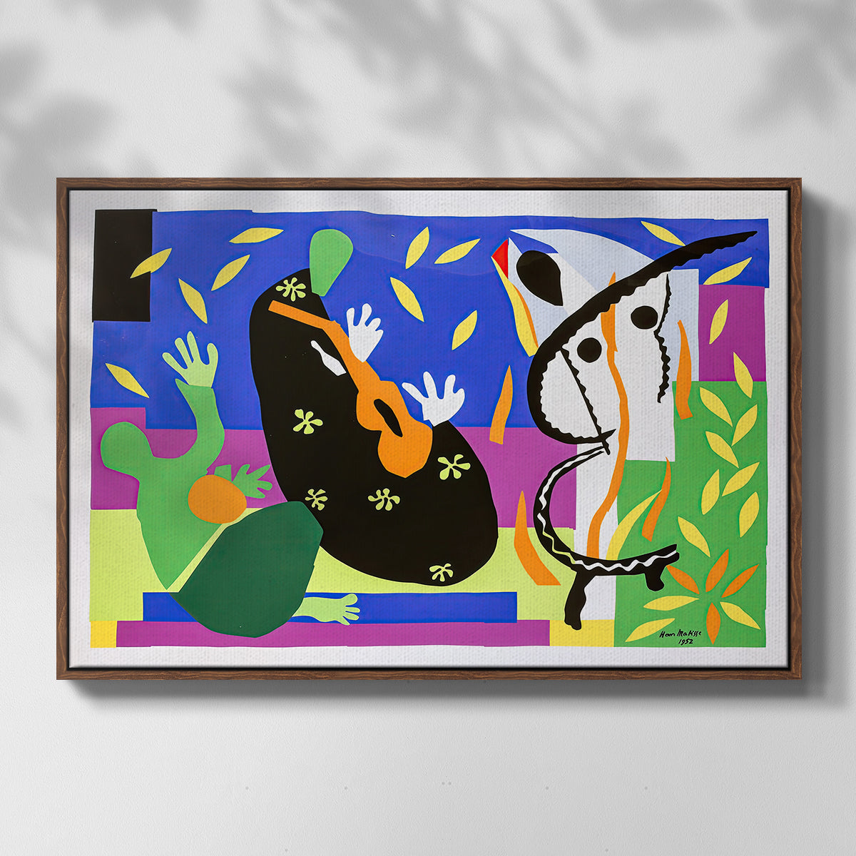 The Sorrows of the King, 1952 - Floater Framed Canvas Print