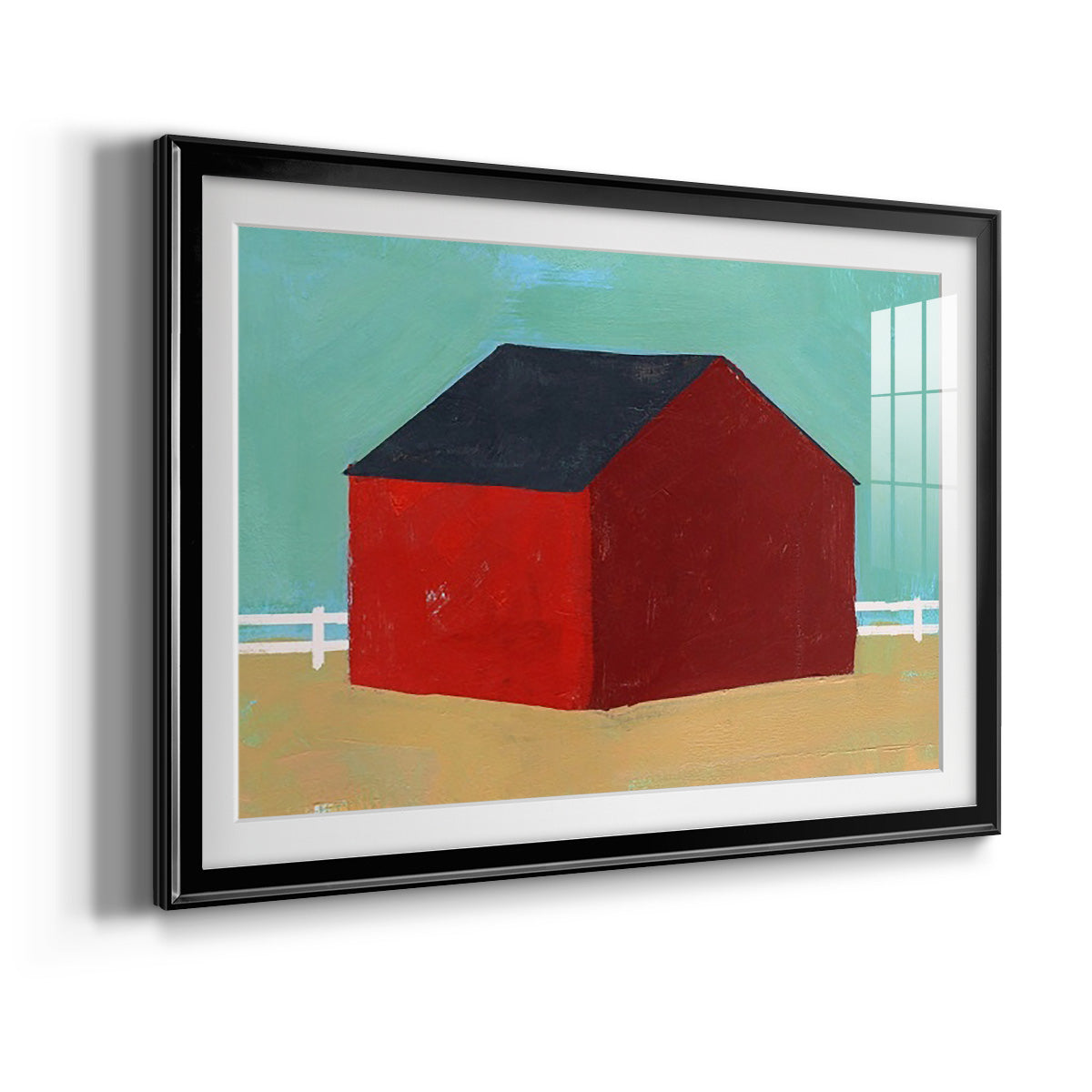 Big Red One III Premium Framed Print - Ready to Hang