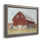 Rustic Red Barn II Premium Framed Canvas- Ready to Hang