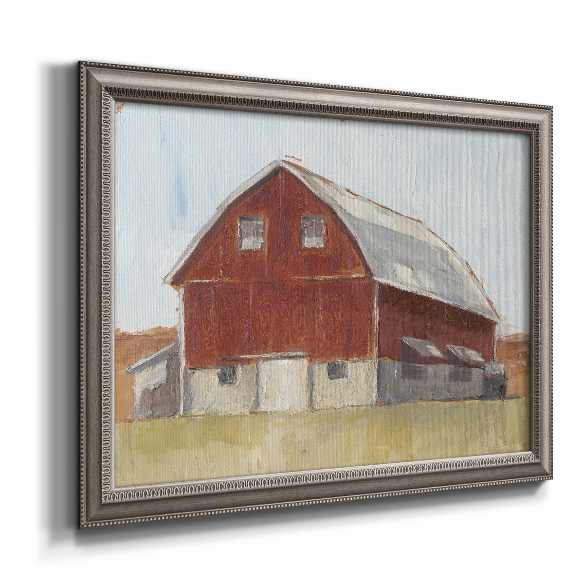 Rustic Red Barn II Premium Framed Canvas- Ready to Hang