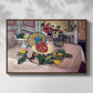 Still Life with Pineapple and Lemons, 1925 - Floater Framed Canvas Print