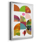 Dorset Shapes II - Modern Framed Canvas Print