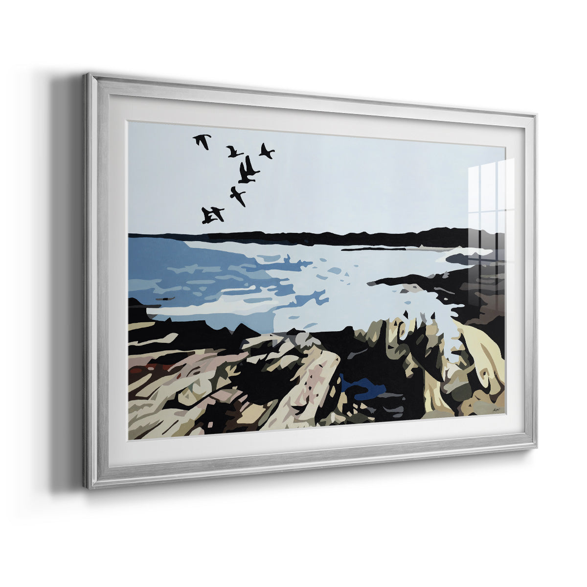 Maine Event - Modern Framed Art Print