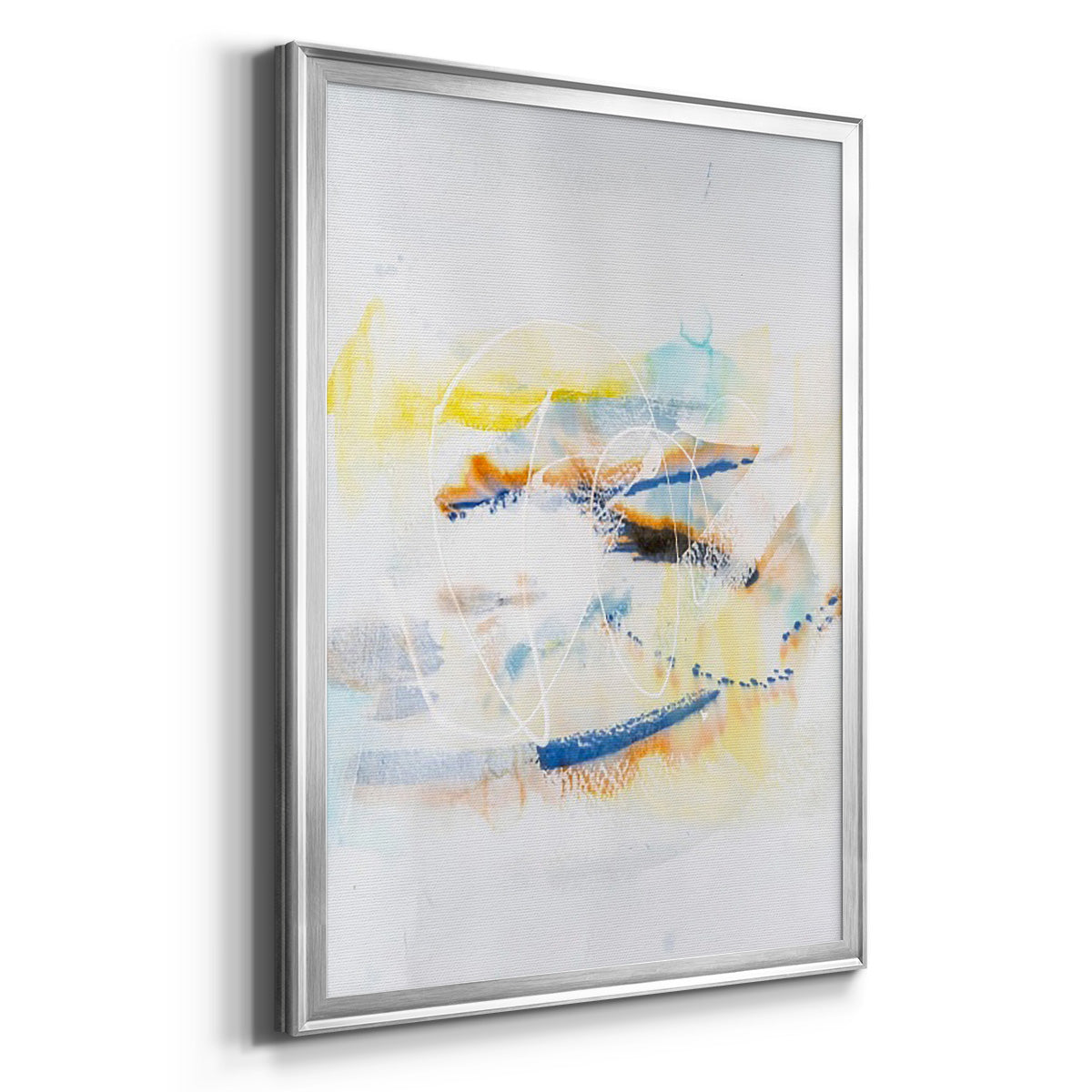 Spacial I - Modern Framed Canvas Print