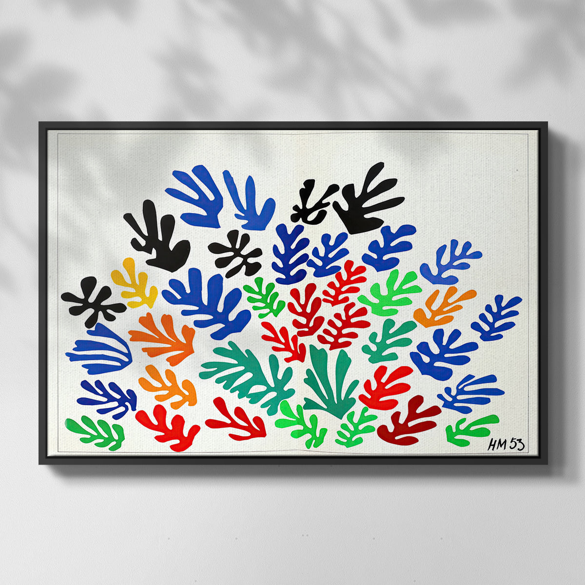 The Sheaf (La gerbe), 1953 - Floater Framed Canvas Print