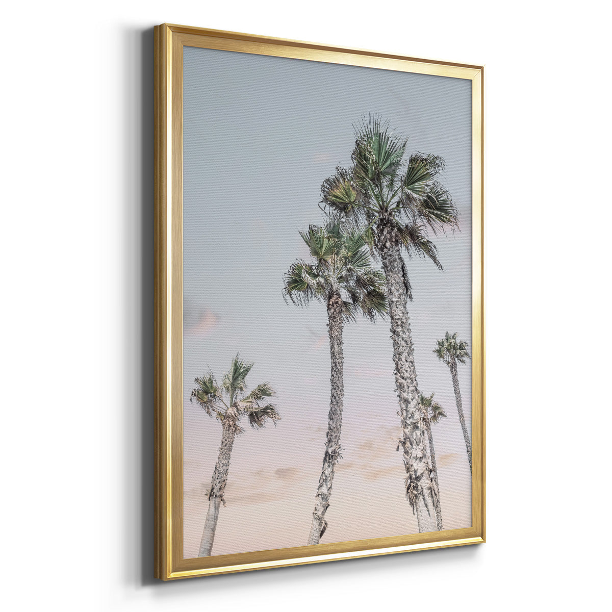 Palms Up - Modern Framed Canvas Print