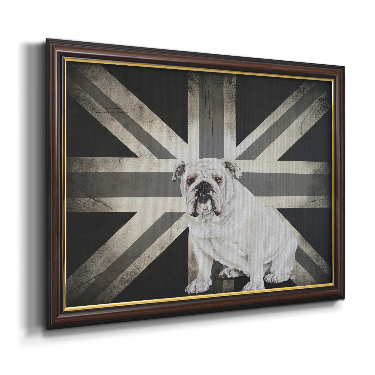 Best of British B&W Premium Framed Canvas- Ready to Hang