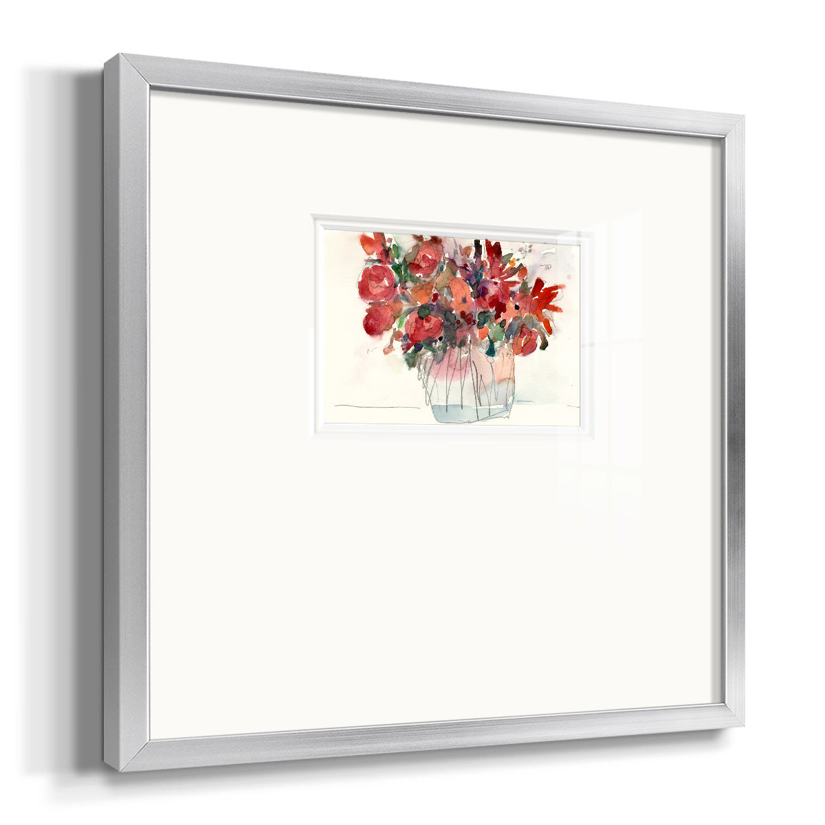 The Small Bunch I Premium Framed Print Double Matboard