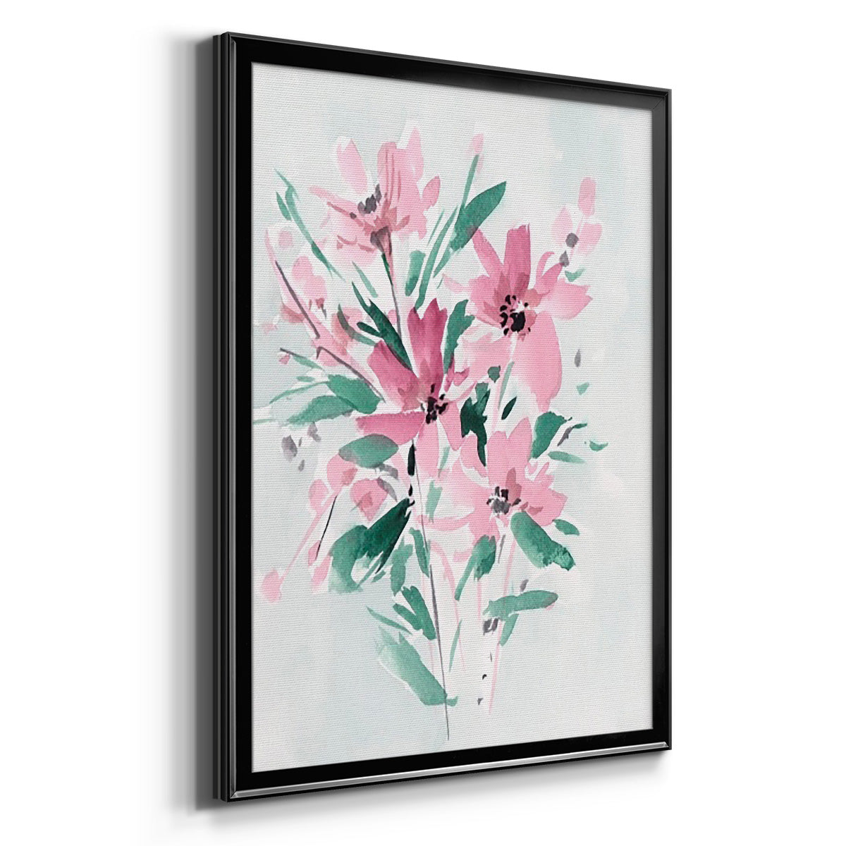 Posy Blooms IV - Modern Framed Canvas Print