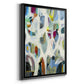 Interaction - Modern Framed Canvas Print