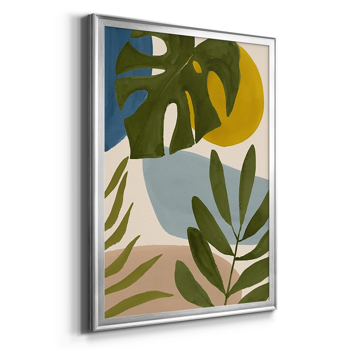 Tropica Tumble I - Modern Framed Canvas Print