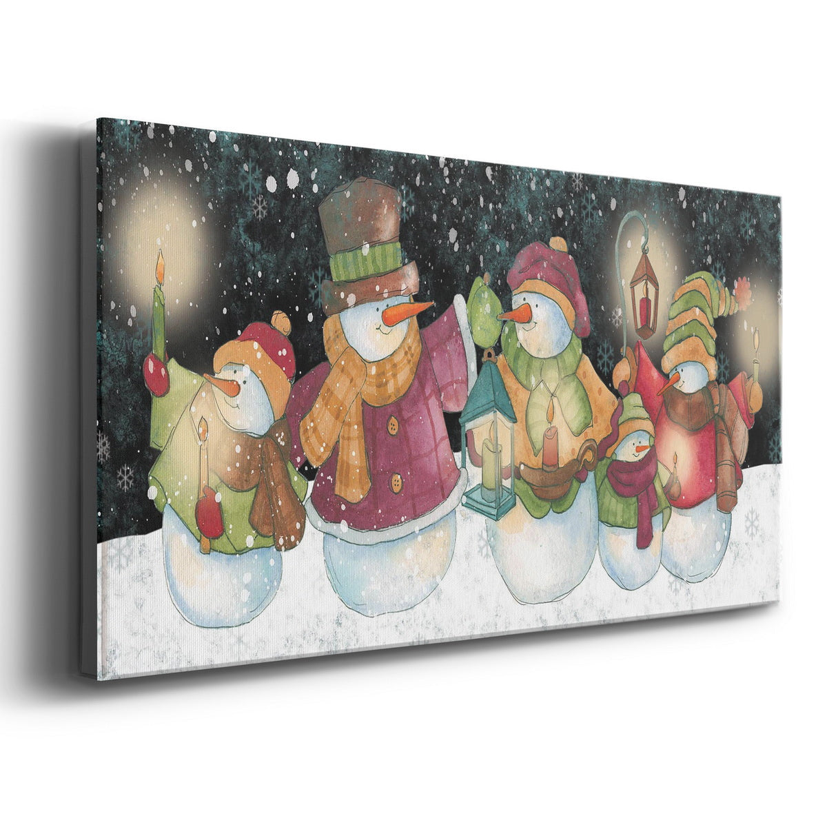 Christmas Lineup Premium Gallery Wrapped Canvas - Ready to Hang