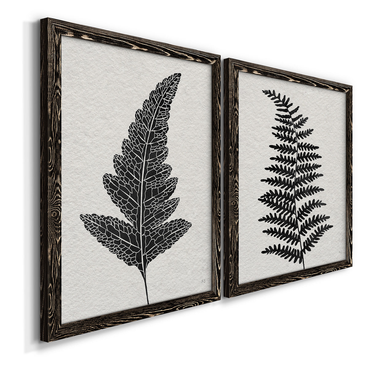 Forest Fern I - Premium Framed Canvas 2 Piece Set - Ready to Hang