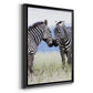 African Affection - Modern Framed Canvas Print