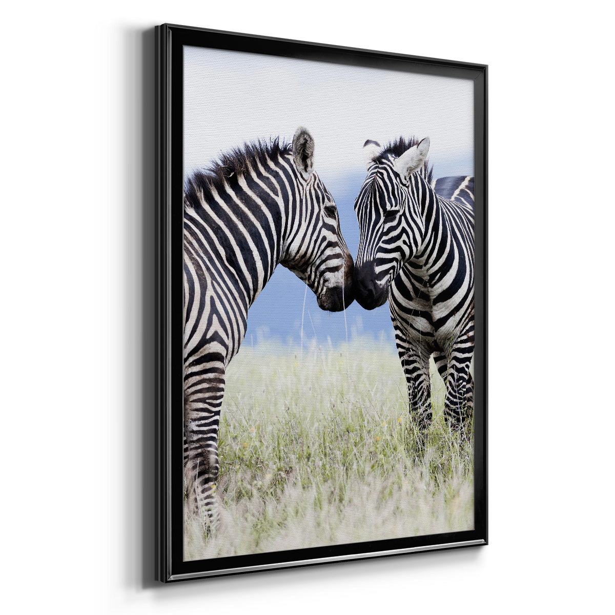 African Affection - Modern Framed Canvas Print