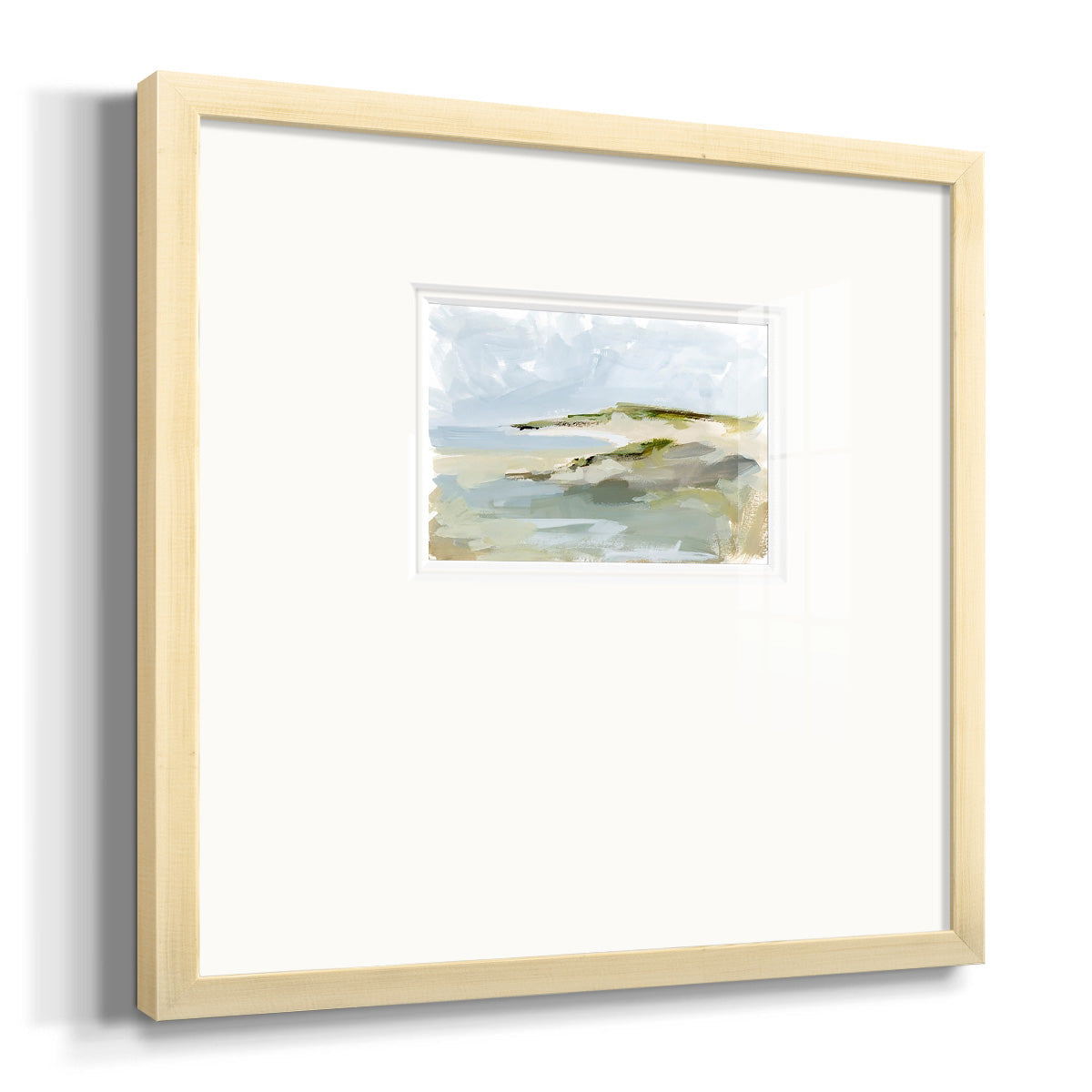 Sea Cove Impression I Premium Framed Print Double Matboard